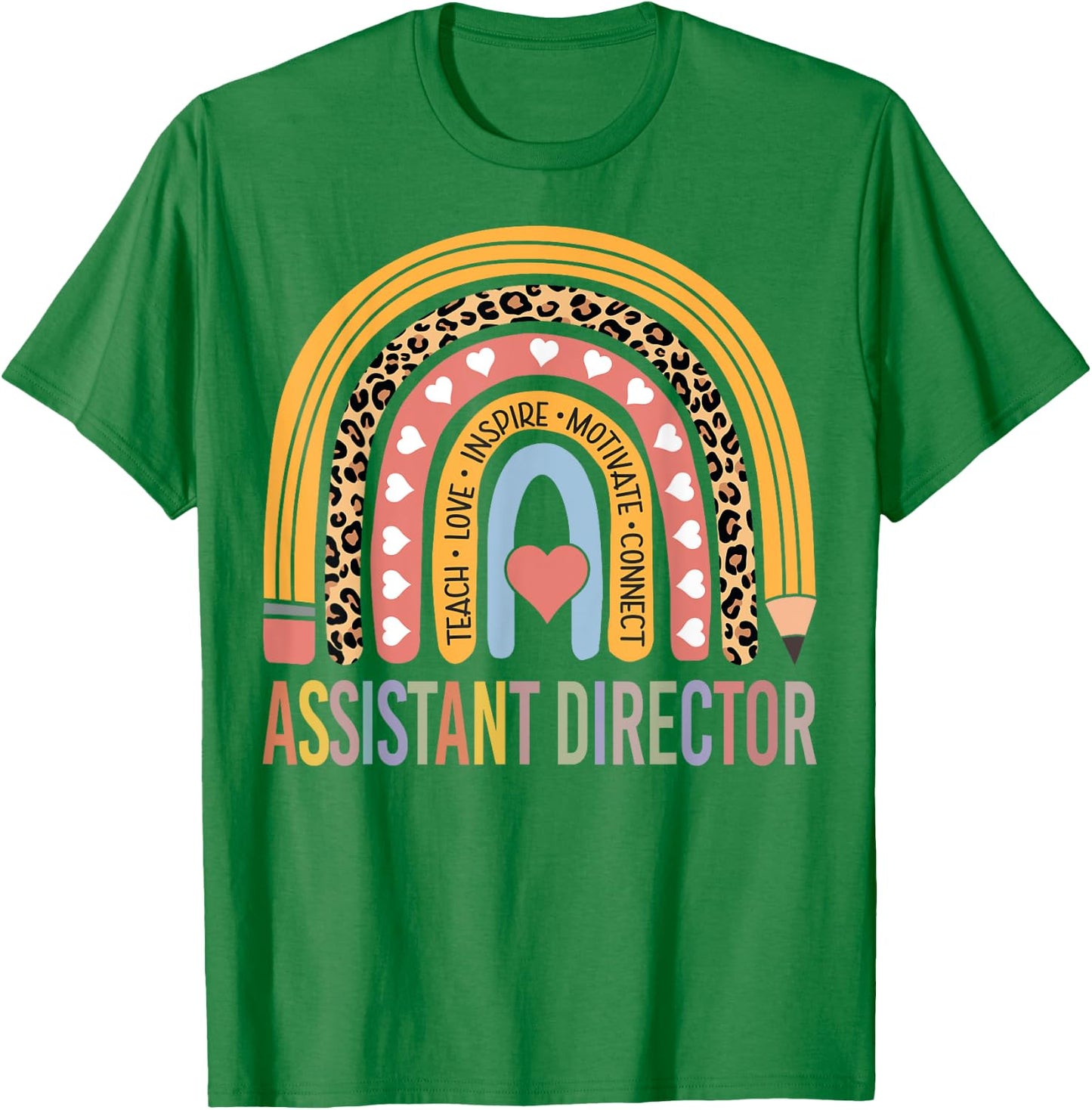 Assistant Director 100th Day Of School Assistant Manager T-Shirt - T-Shirt | Irish Green