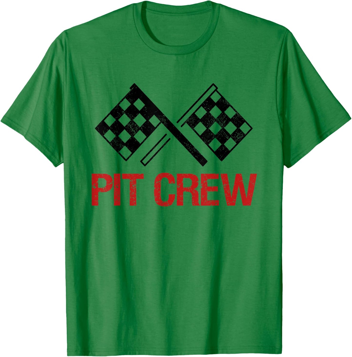 Pit Crew for Racing Car Parties T-Shirt - T-Shirt | Irish Green