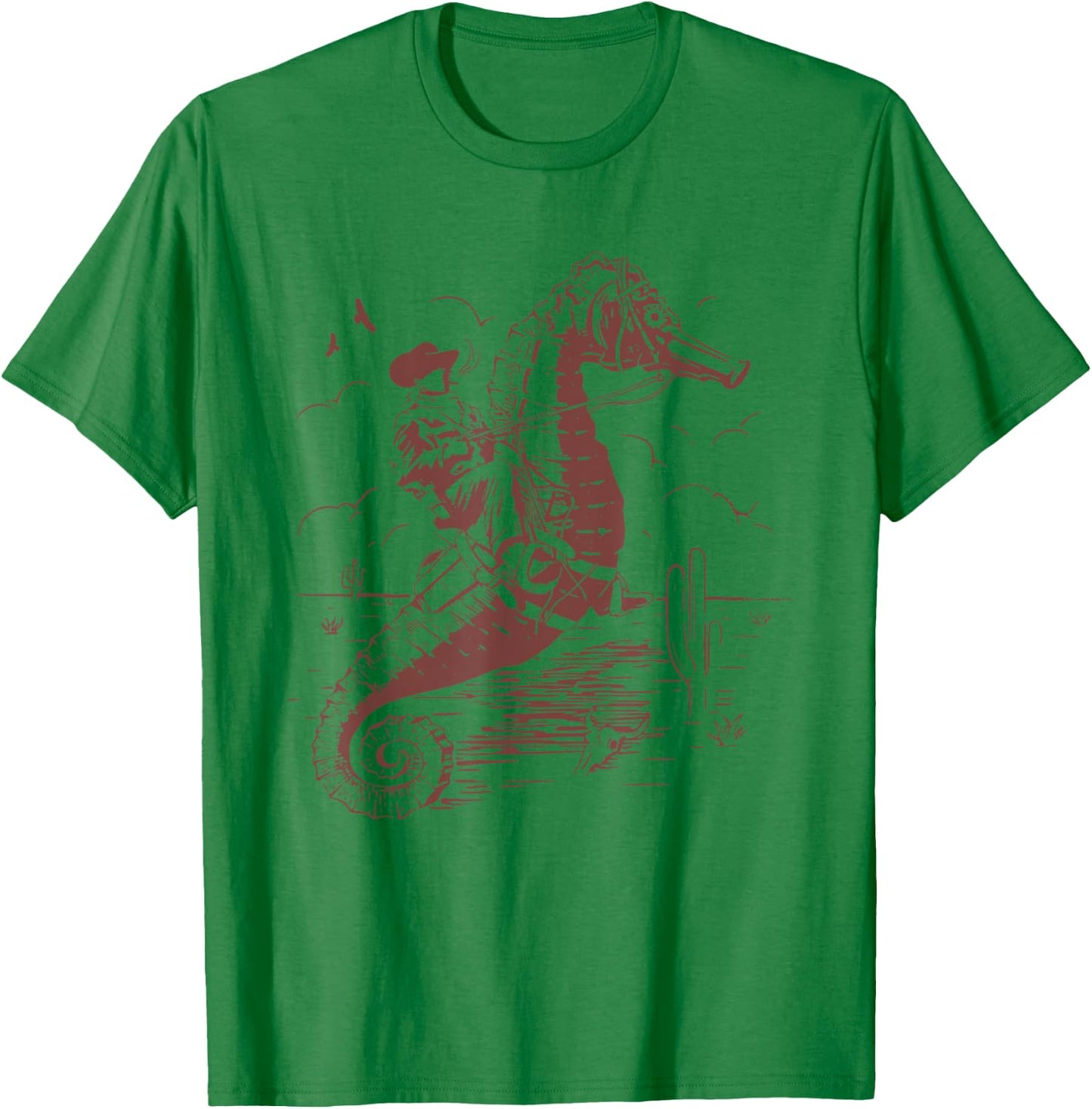 Horsing Around HORSE Lovers Men Women T-Shirt - T-Shirt | Irish Green