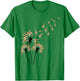 Dandelion Giraffes for Giraffe Lover | Giraffe T-Shirt - T-Shirt | Irish Green