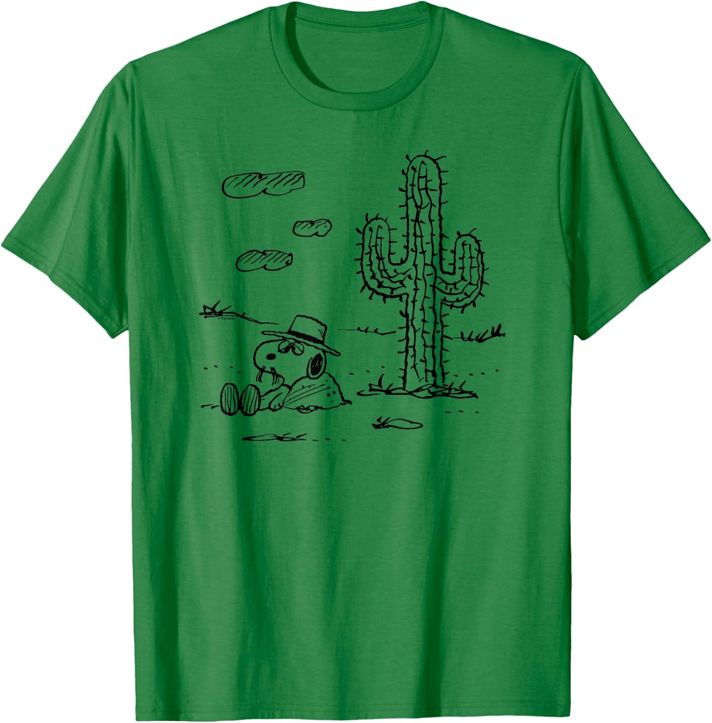 Peanuts - Spike with Cactus T-Shirt - T-Shirt | Irish Green