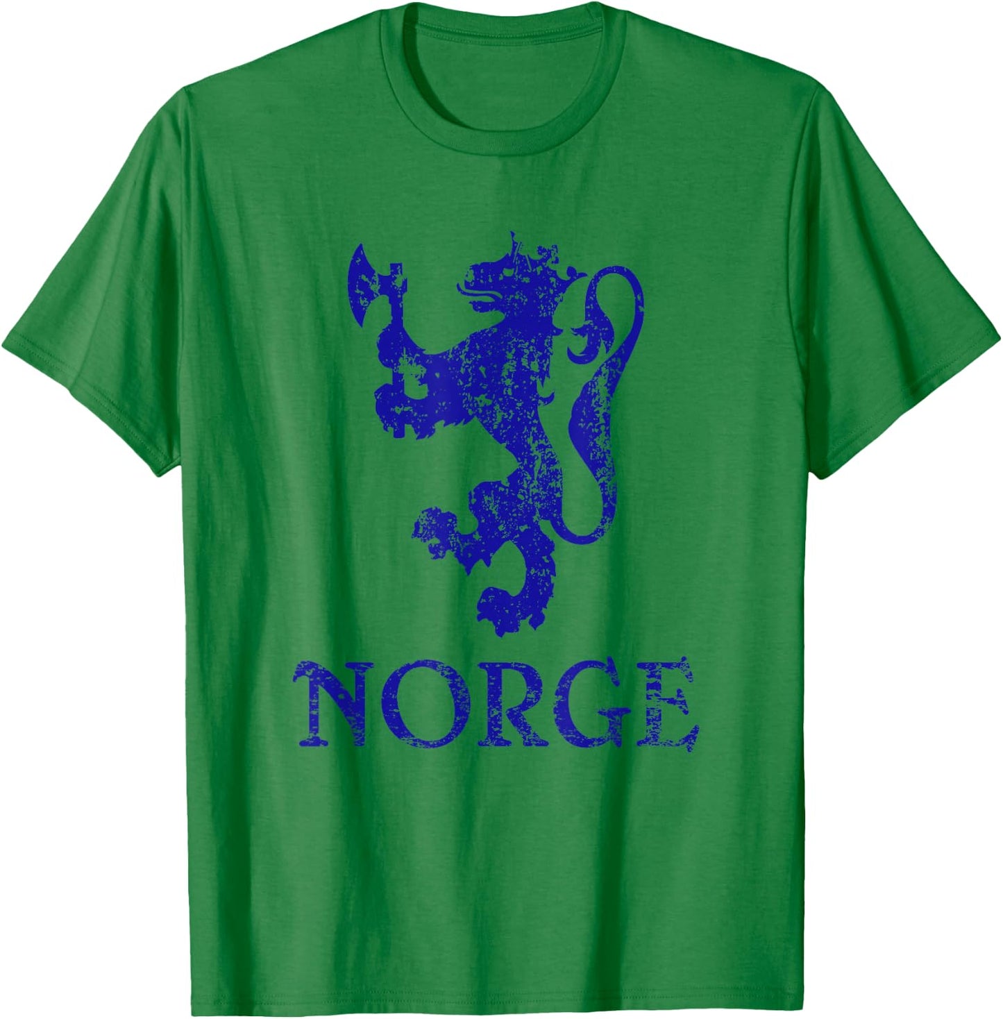 Norge Norway Lion Symbol Norwegian Pride T-Shirt - T-Shirt | Irish Green