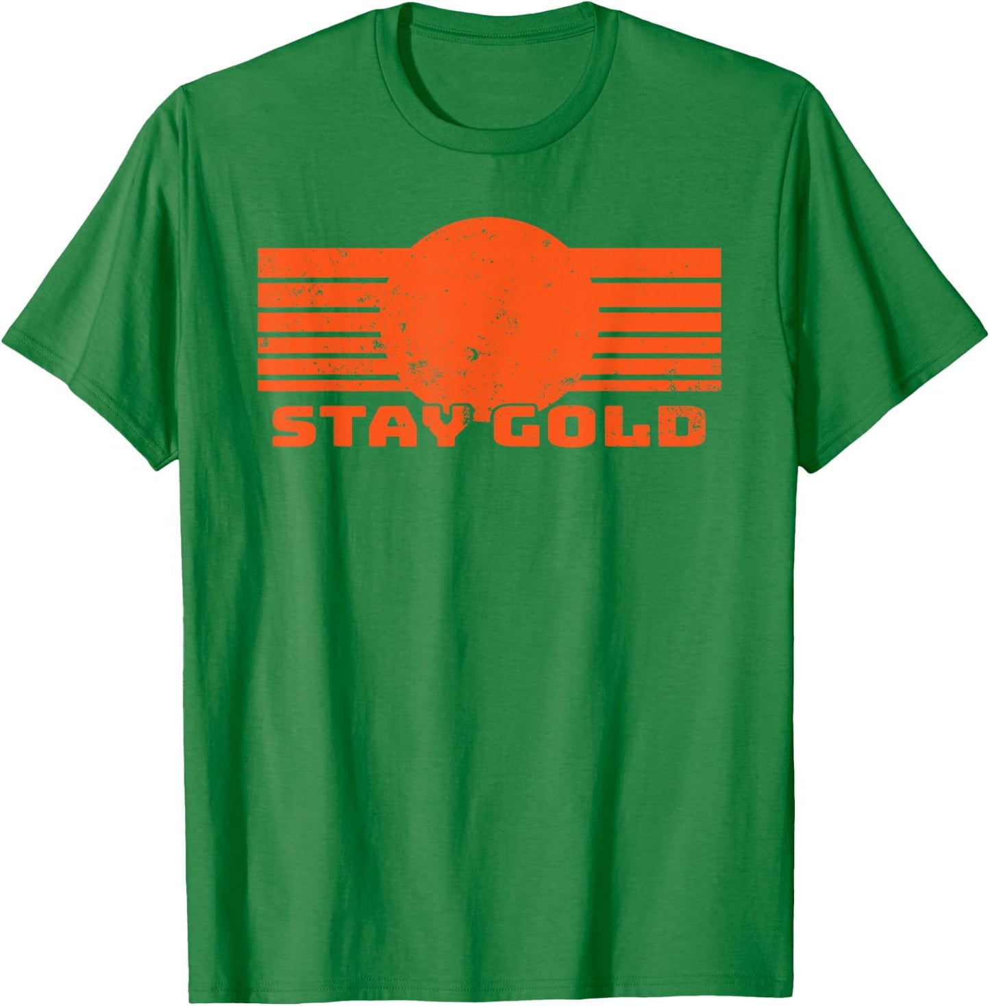 Stay Gold 1980s Outsiders & T-Shirt - T-Shirt | Irish Green