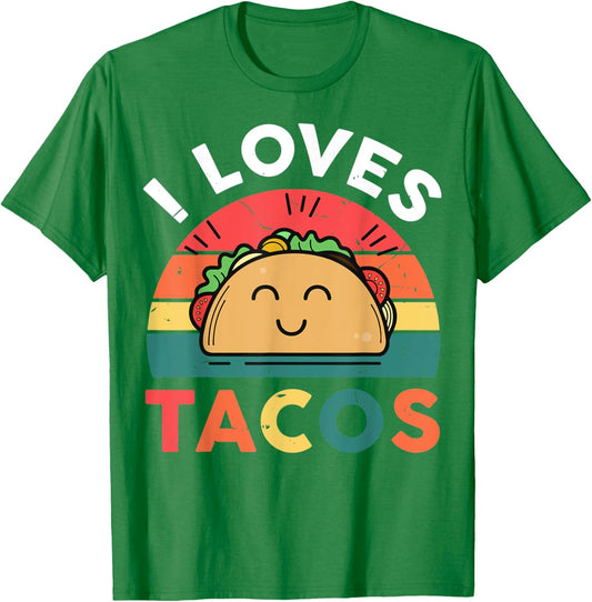 Cinco De Mayo I Loves Taco Shirt Mexican Kids Boy Toddler T-Shirt - T-Shirt | Irish Green