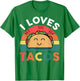 Cinco De Mayo I Loves Taco Shirt Mexican Kids Boy Toddler T-Shirt - T-Shirt | Irish Green