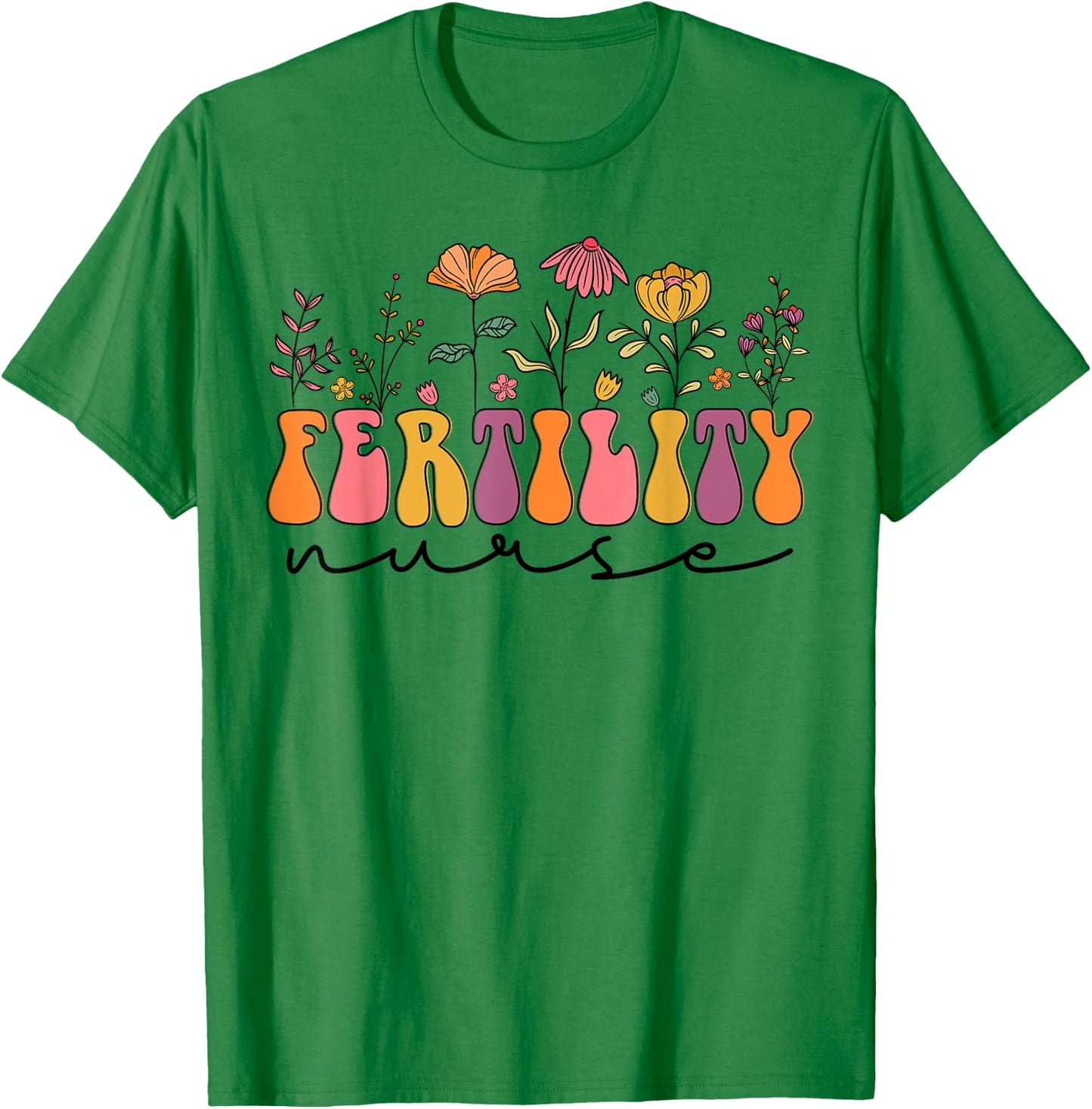 In Vitro Fertilization IVF Nurse, Cute Fertility Nurse T-Shirt - T-Shirt | Irish Green