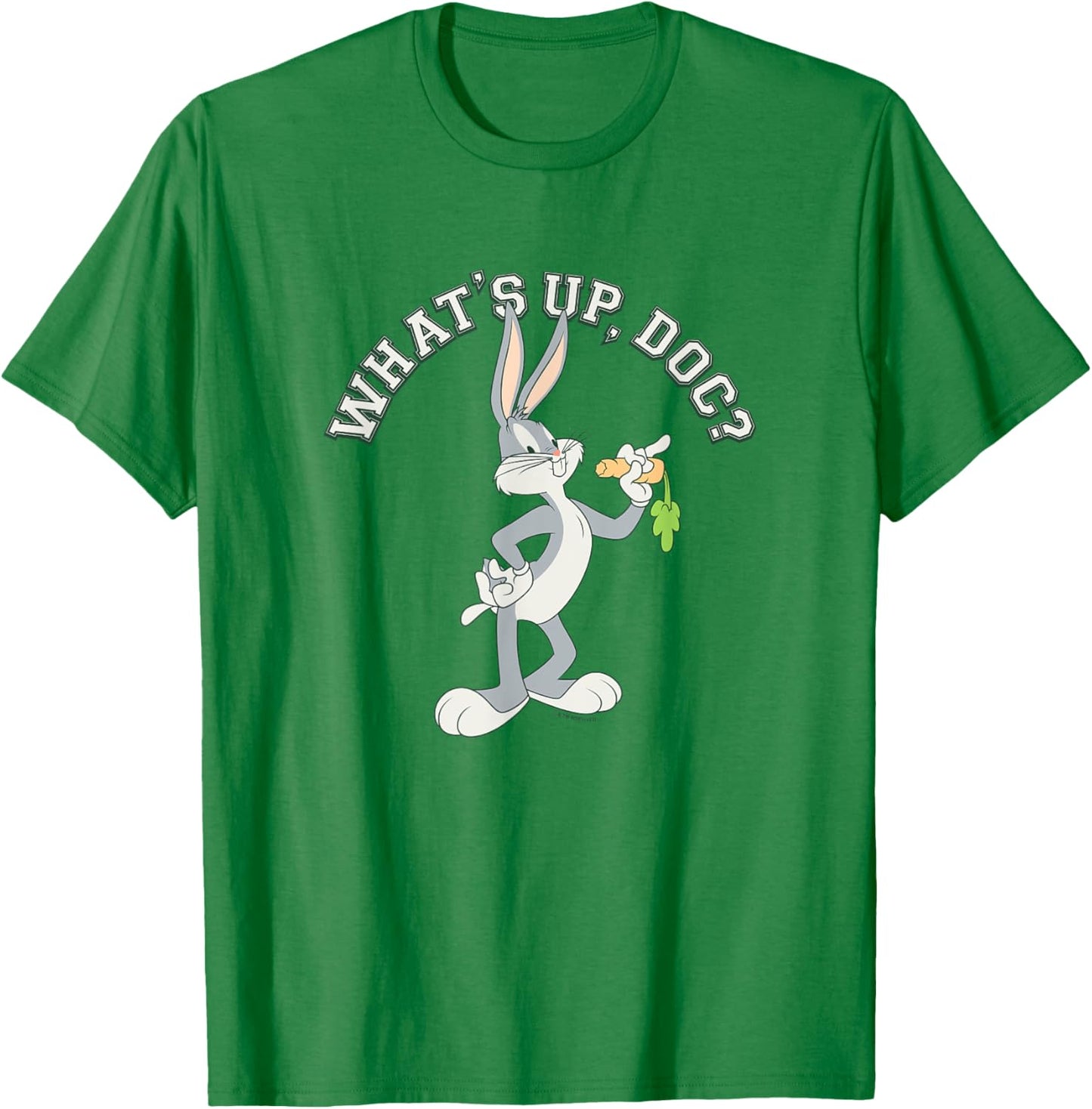 Looney Tunes What's Up Doc? Bugs Bunny Portrait T-Shirt - T-Shirt | Irish Green
