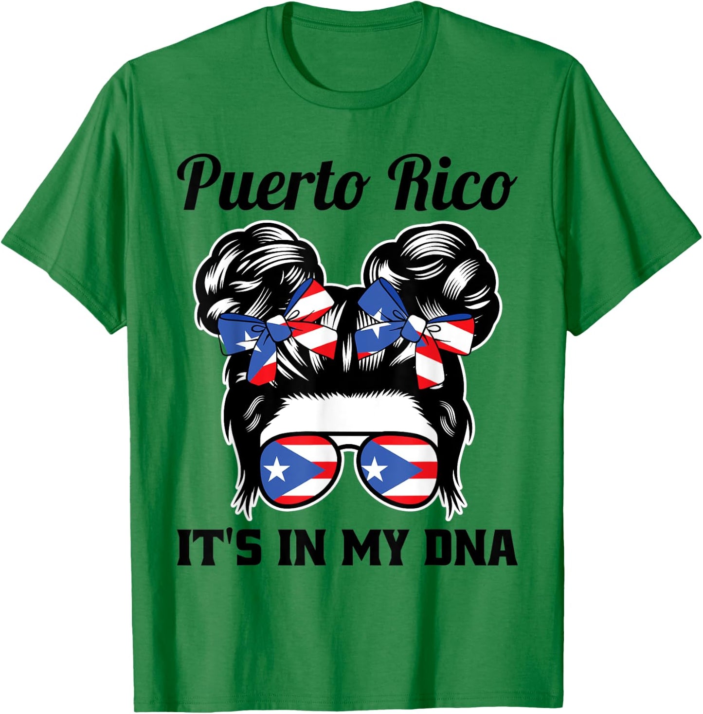 Puerto rico it's in my DNA Puerto rican roots T-Shirt - T-Shirt | Irish Green