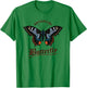 Antisocial Butterfly Sarcastic Funny T-Shirt - T-Shirt | Irish Green