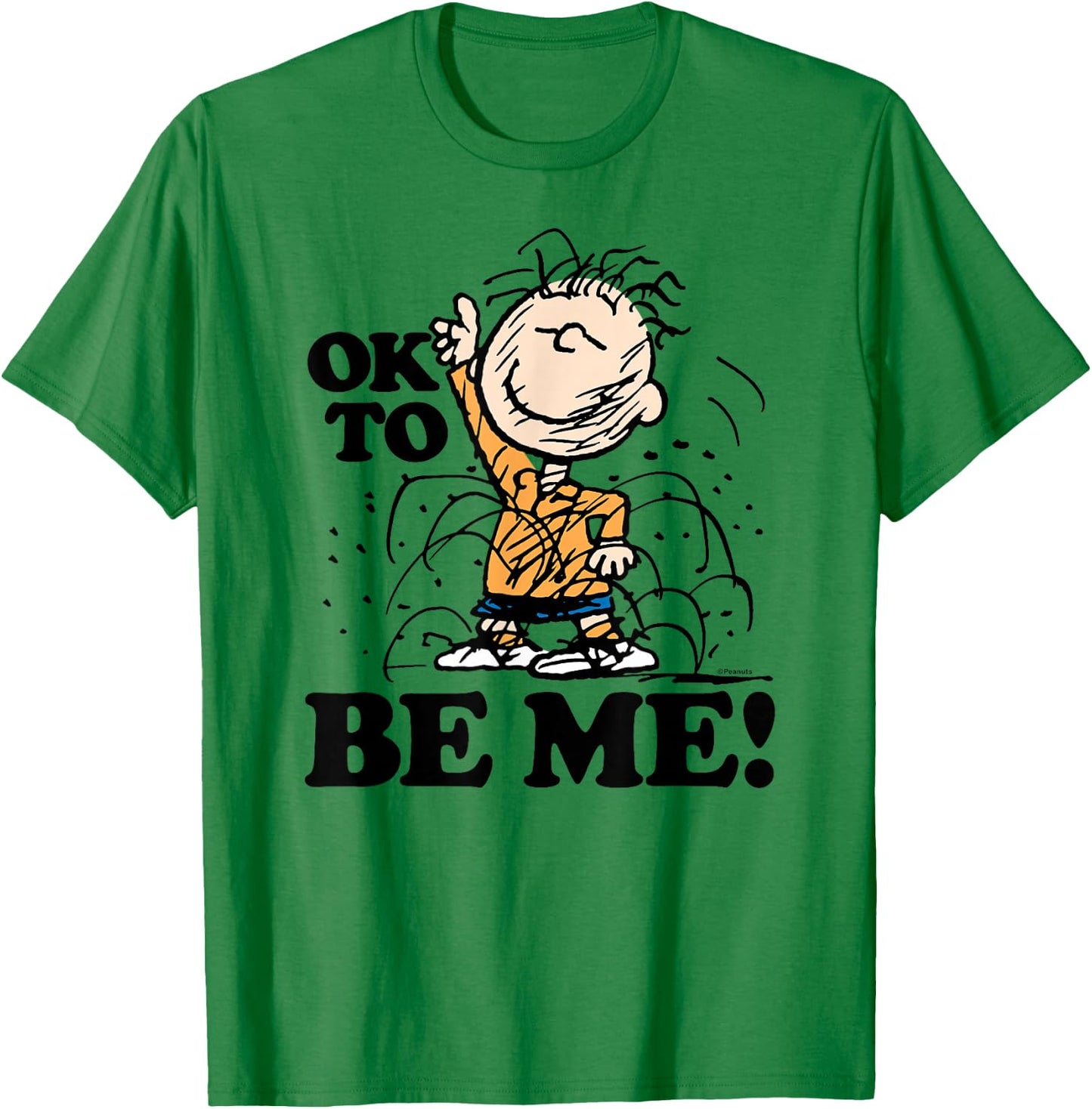 Peanuts - Pigpen Ok to Be Me T-Shirt - T-Shirt | Irish Green
