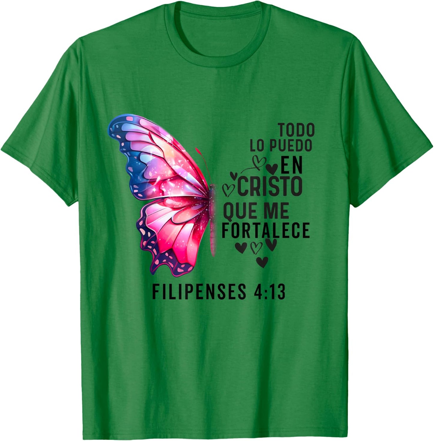 Camiseta Cristiana Para Mujer En Espanol Spanish Cristiano T-Shirt - T-Shirt | Irish Green