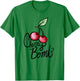 Cherry Bomb Cute Cherry T-Shirt - T-Shirt | Irish Green