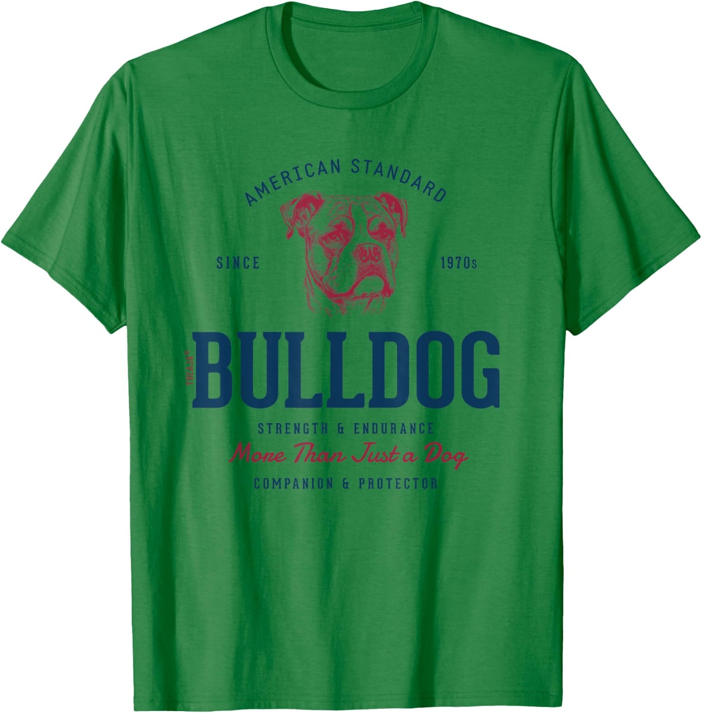 Retro Styled Vintage American Bulldog Women Kids T-Shirt - T-Shirt | Irish Green