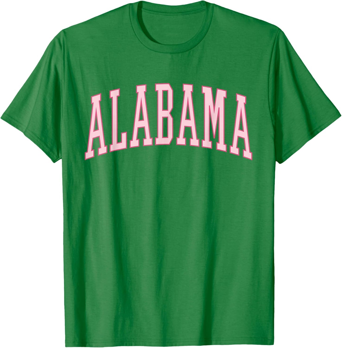 Alabama Cute Pink Preppy T-Shirt - T-Shirt | Irish Green