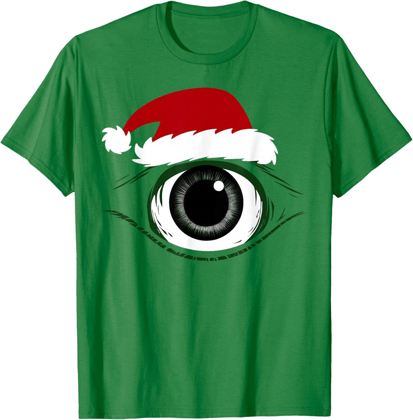 Funny Christmas Eyeball T-Shirt - T-Shirt | Irish Green