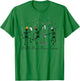 2024 New Year Crew Skeleton Dancing Funny Nurse Icu Er T-Shirt - T-Shirt | Irish Green