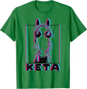 Funny Raver Animal Dj Party Festival Keta T-Shirt - T-Shirt | Irish Green