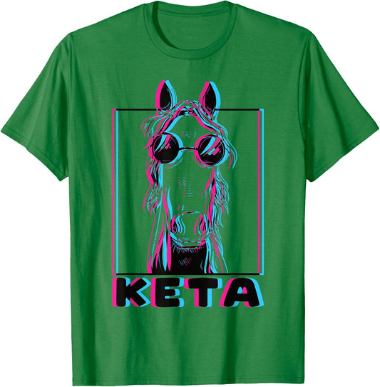 Funny Raver Animal Dj Party Festival Keta T-Shirt - T-Shirt | Irish Green