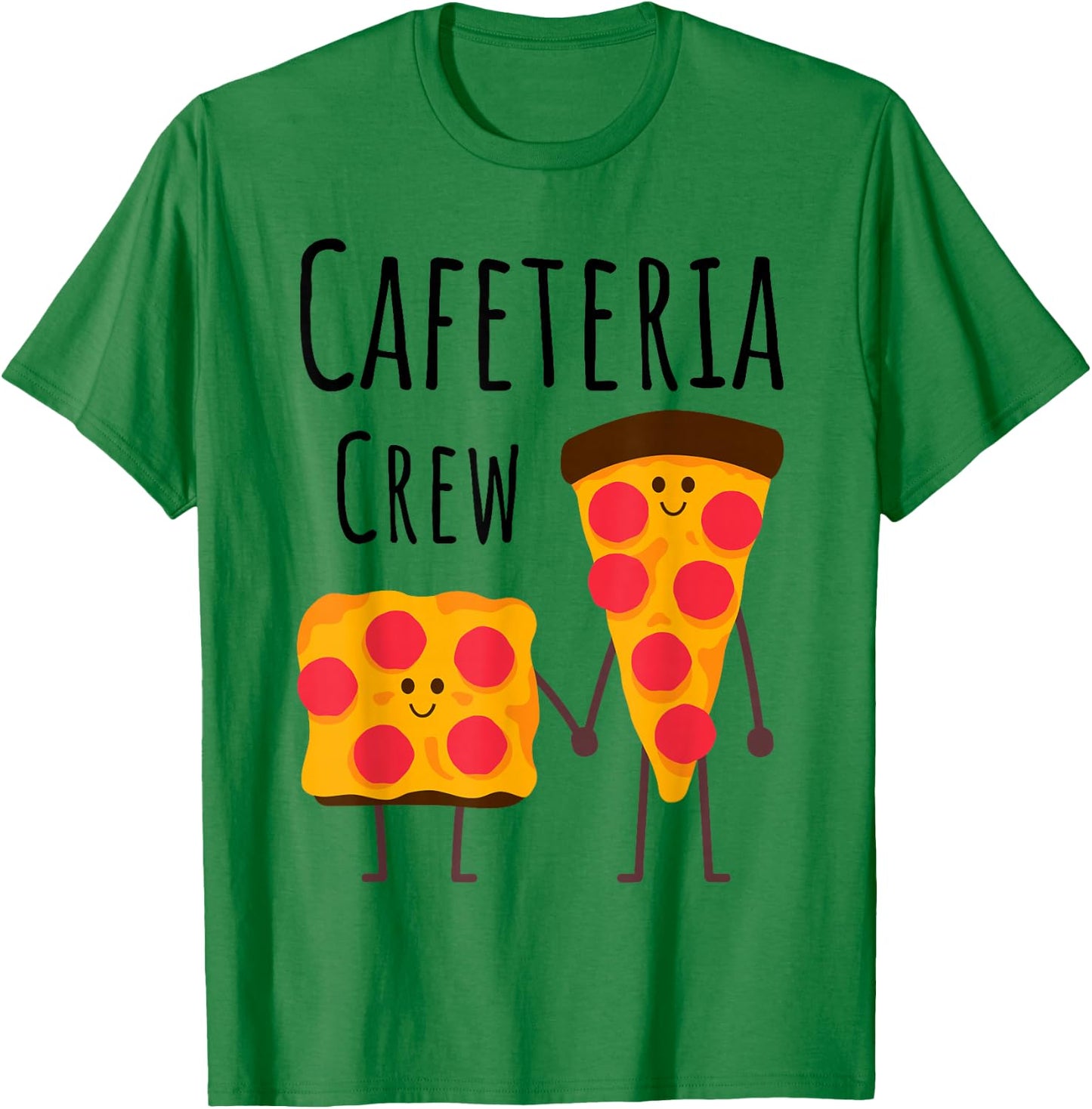 Cafeteria Crew School Lunch Lady Pizza Lover Squad Kids 2026 T-Shirt - T-Shirt | Irish Green