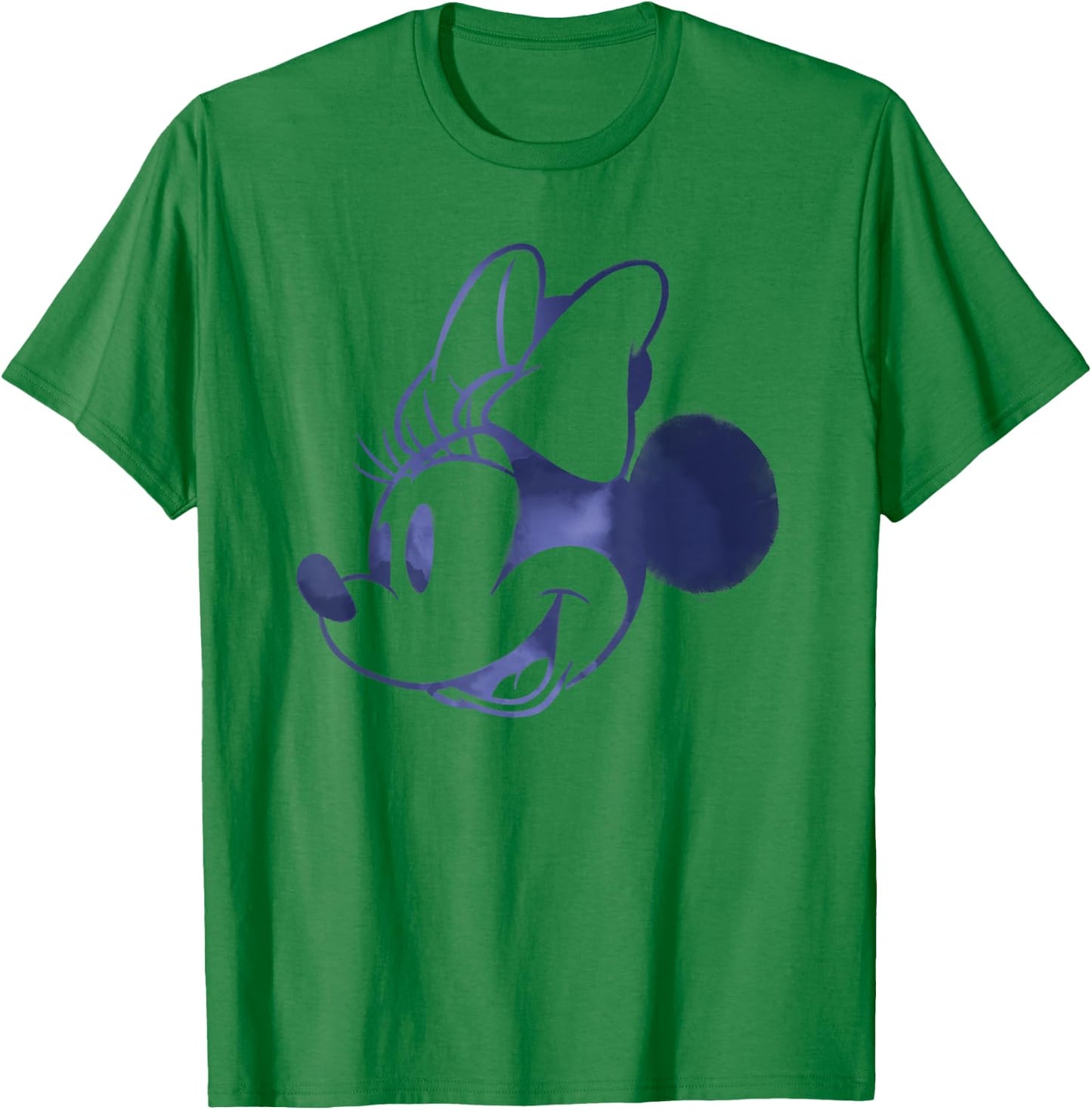 Disney Minnie Mouse Head Retro Vintage Classic Small T-Shirt - T-Shirt | Irish Green