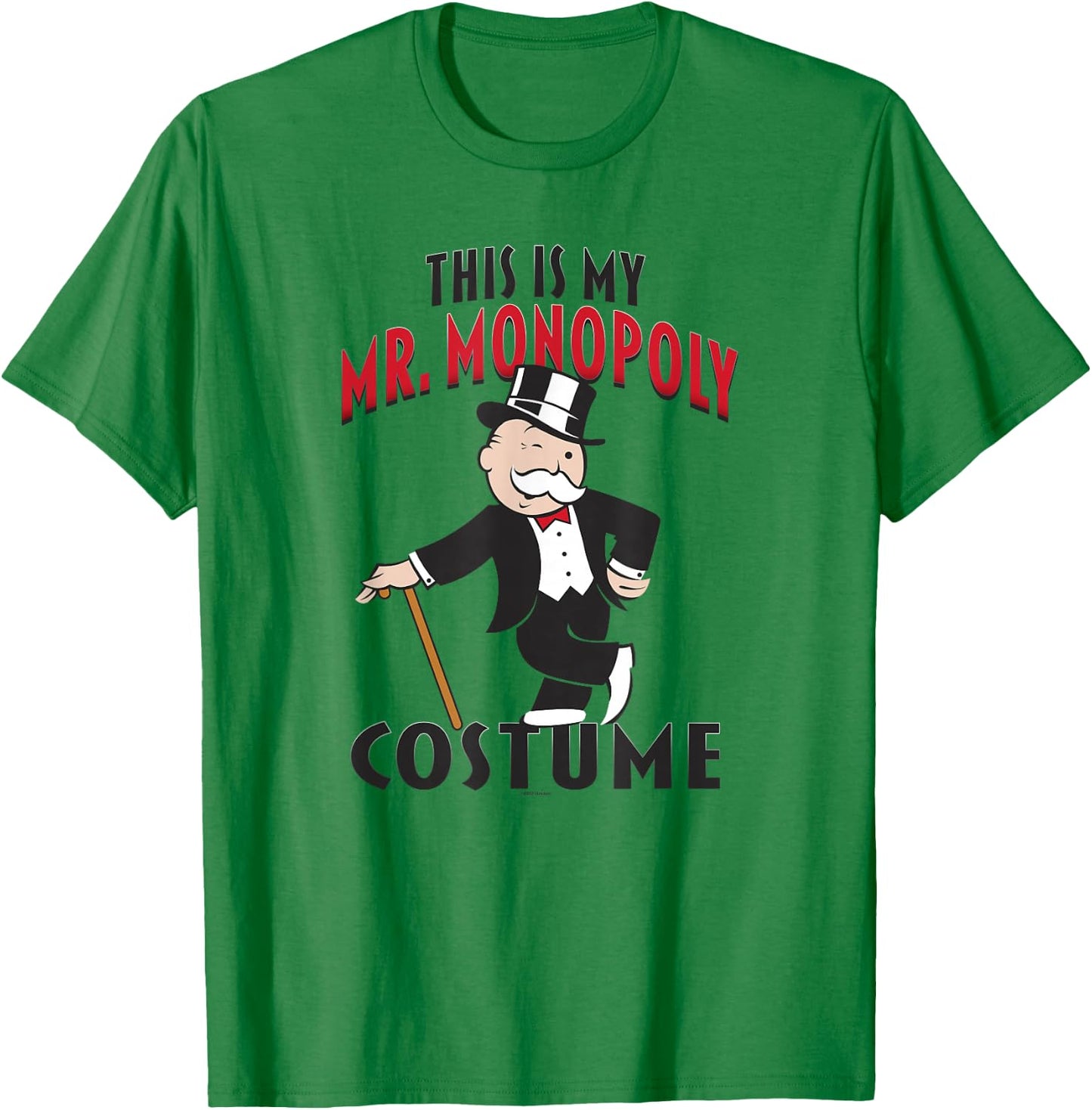 Monopoly Halloween This Is My Mr. Monopoly Costume T-Shirt - T-Shirt | Irish Green