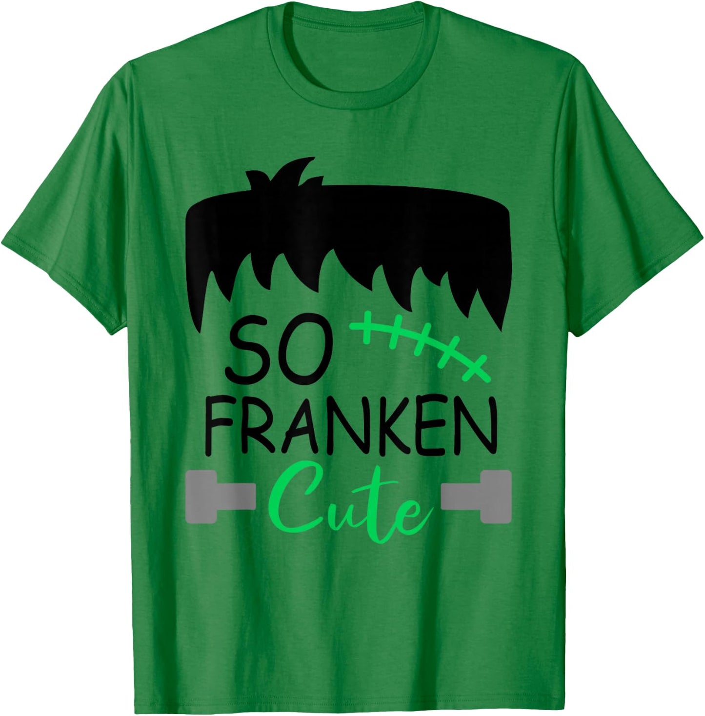 So Franken Cute Toddler Boy Halloween Costume Scary Funny T-Shirt - T-Shirt | Irish Green