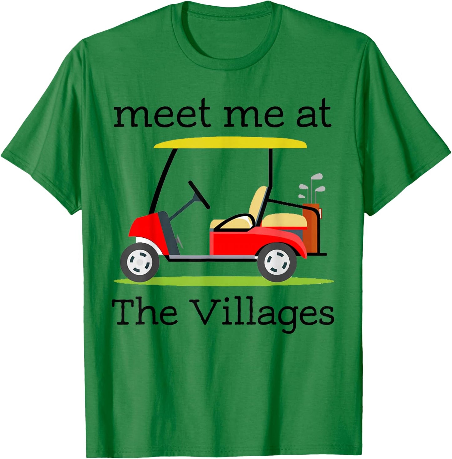 The Villages Florida Retirement Golf T-Shirt - T-Shirt | Irish Green