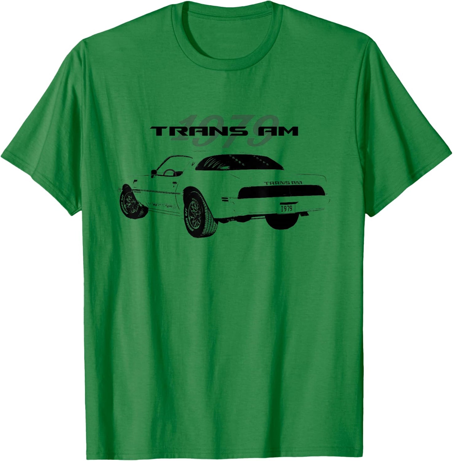 VINTAGE 1979 TRANS AM AMERICAN MUSCLE CARS, 70s CLASSIC CARS T-Shirt - T-Shirt | Irish Green