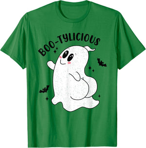 Working On My Booty Funny Halloween Workout Gym Women T-Shirt - T-Shirt | Irish Green