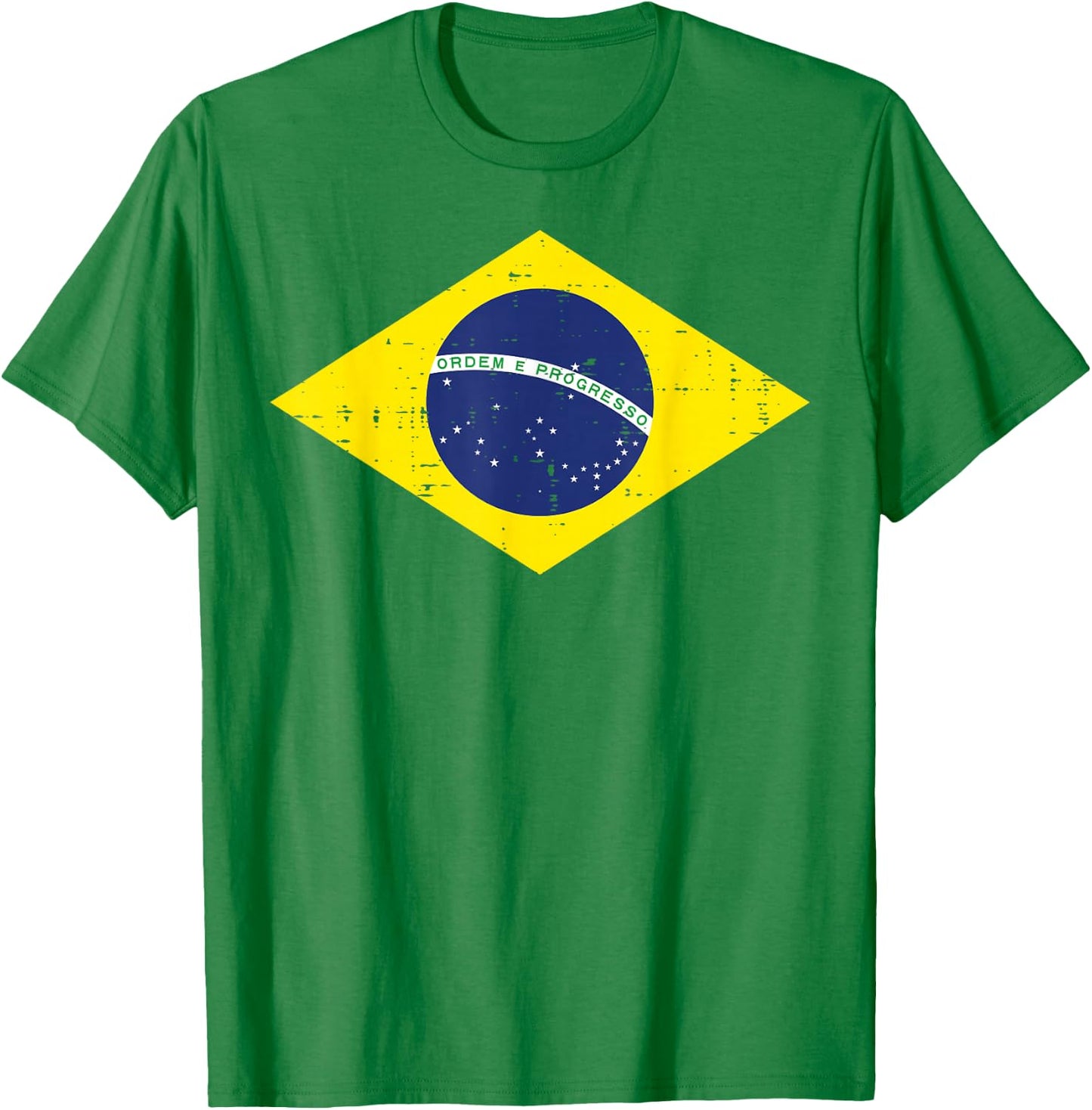 Green Brazil Flag Soccer Fan Men Women Boys Girls Kids T-Shirt - T-Shirt | Irish Green