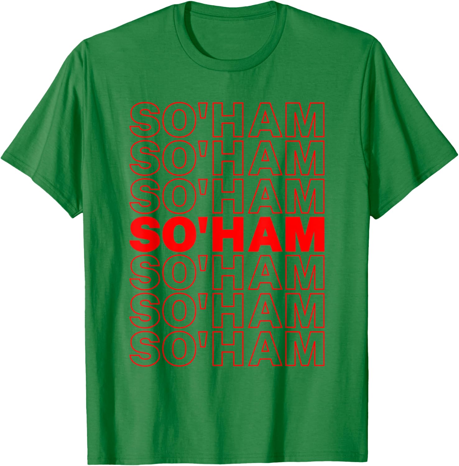 So'Ham Soham Meditation Mantra Hindu Yoga T-Shirt - T-Shirt | Irish Green