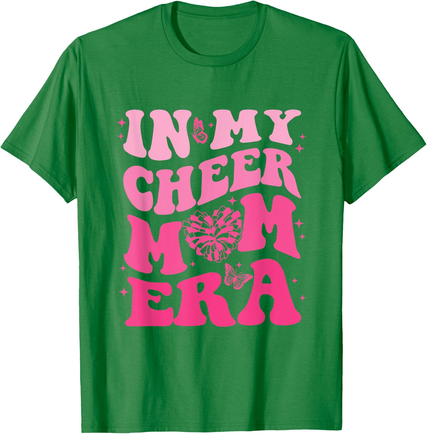 In My Cheer Mom Era T-Shirt - T-Shirt | Irish Green