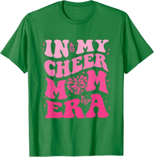 In My Cheer Mom Era T-Shirt - T-Shirt | Irish Green