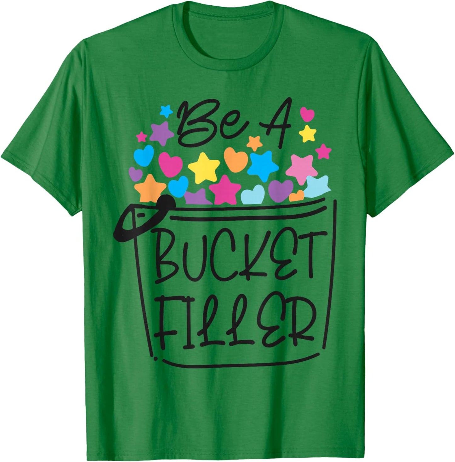 School Counselor Be A Bucket Filler T-Shirt - T-Shirt | Irish Green