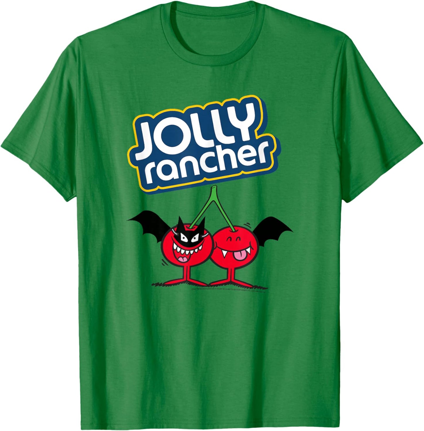 Jolly Rancher Halloween Bat Costume Cherry Logo T-Shirt - T-Shirt | Irish Green