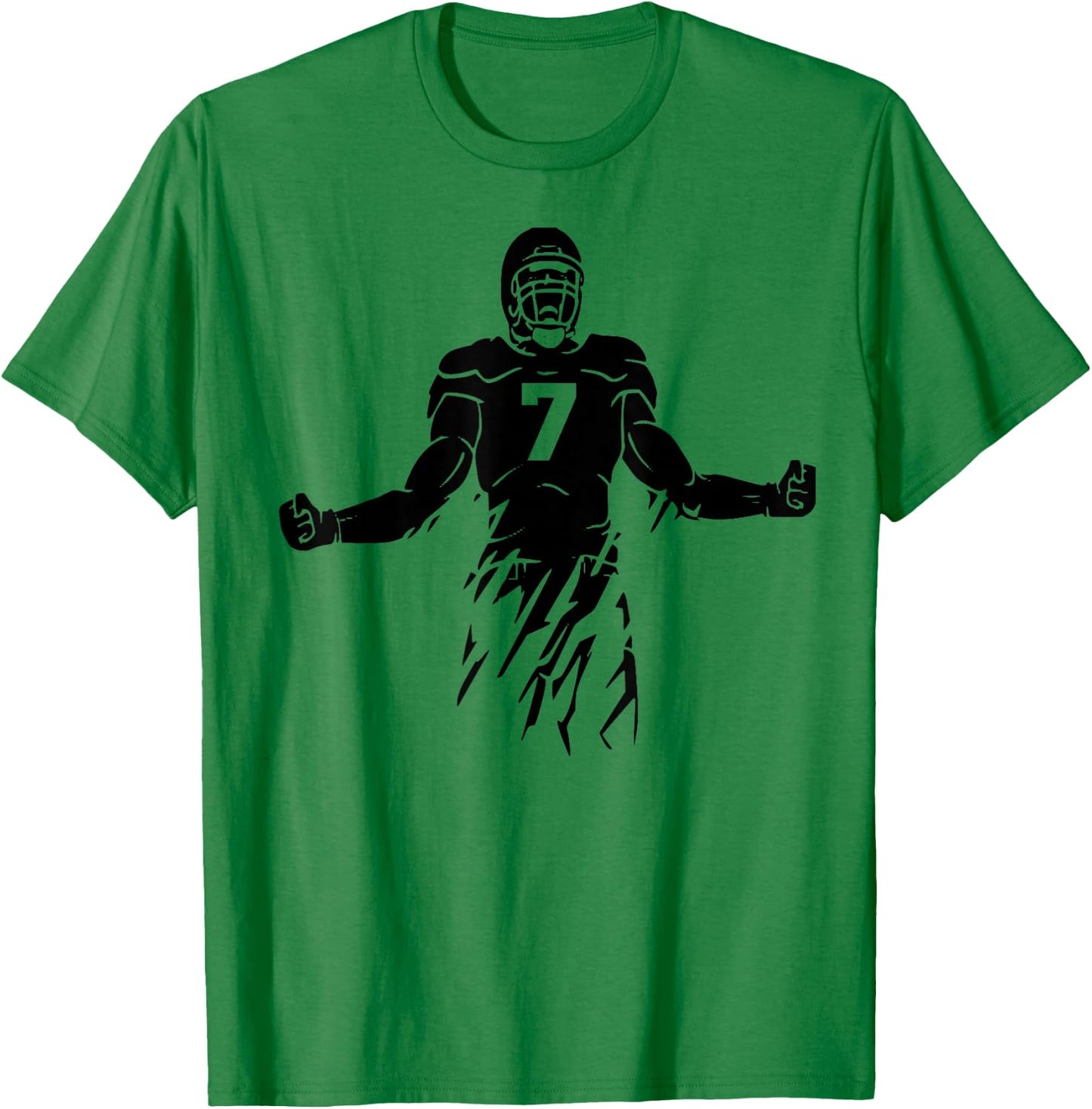 Football Number 7, My Favorite Football Players Number T-Shirt - T-Shirt | Irish Green