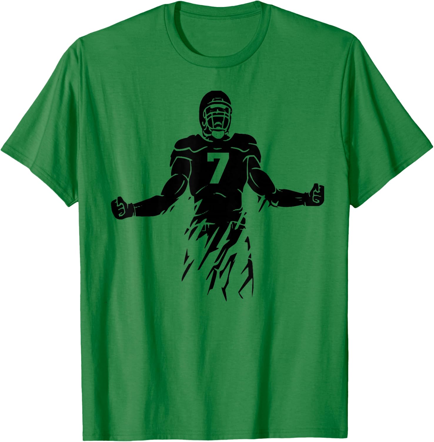 Football Number 7, My Favorite Football Players Number T-Shirt - T-Shirt | Irish Green