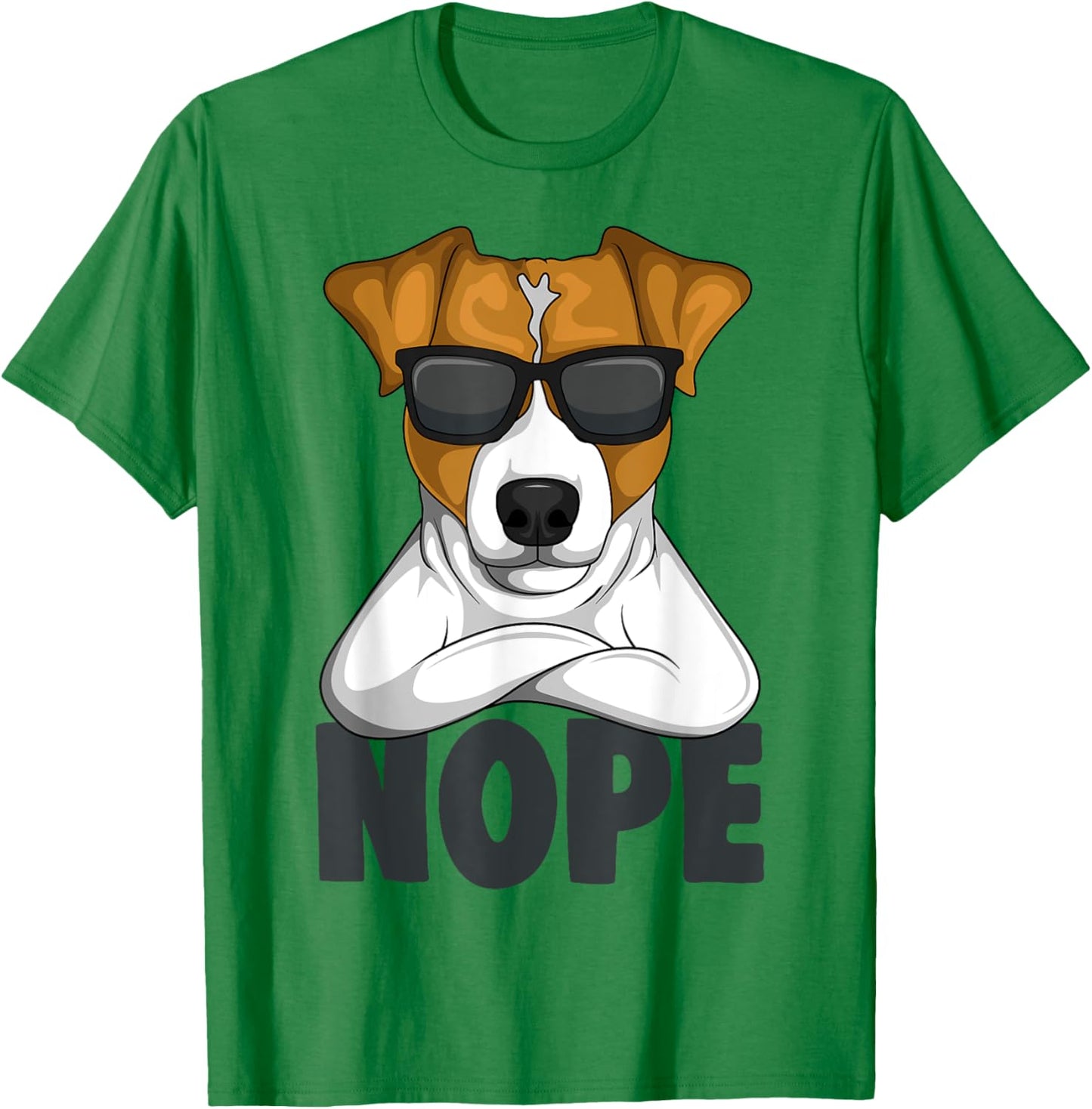 Stubborn Jack Russell Terrier Dog Men Women Girls Kids T-Shirt - T-Shirt | Irish Green