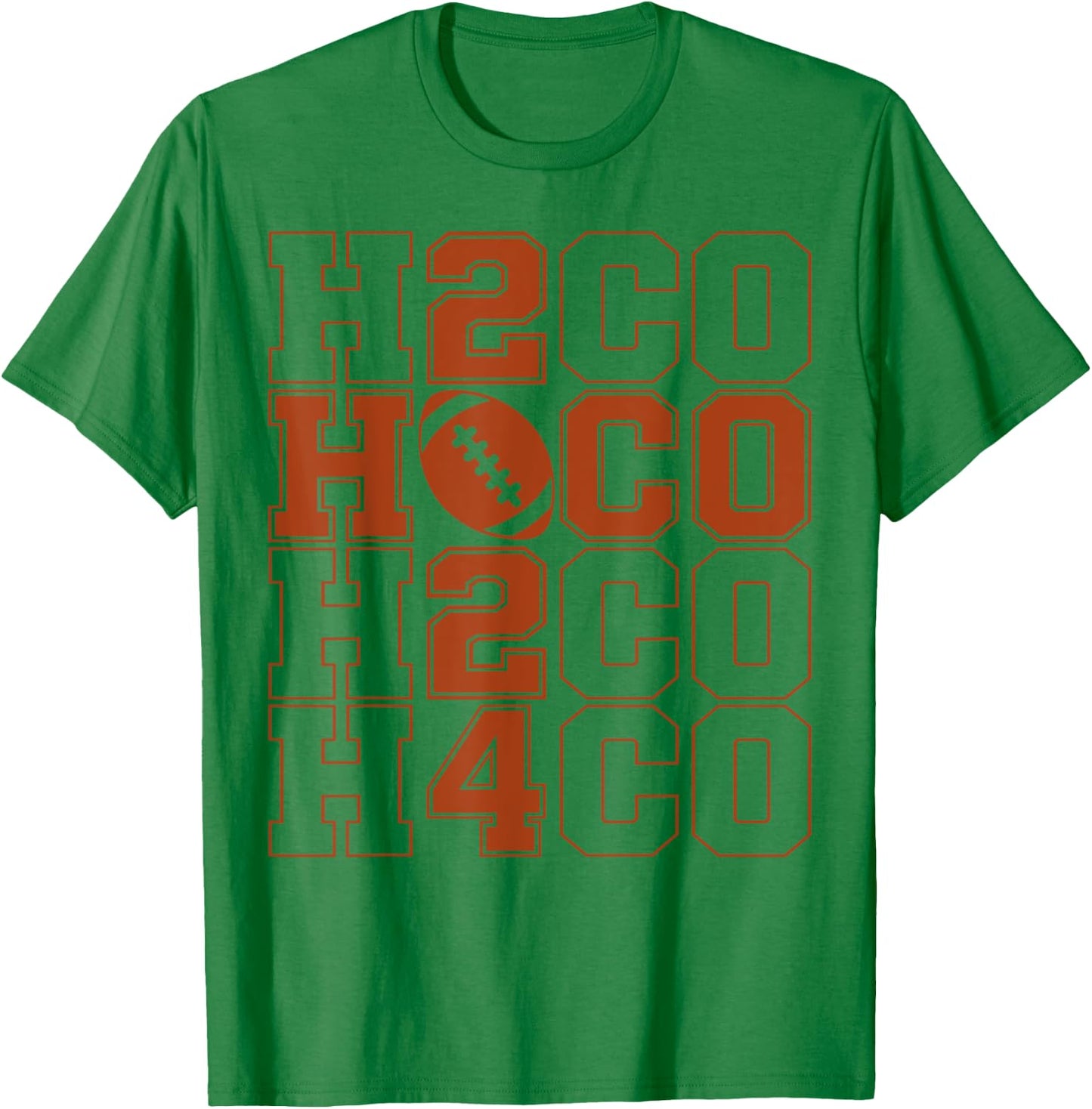 Hoco 2024 Football Funny Homecoming Football 2024 T-Shirt - T-Shirt | Irish Green