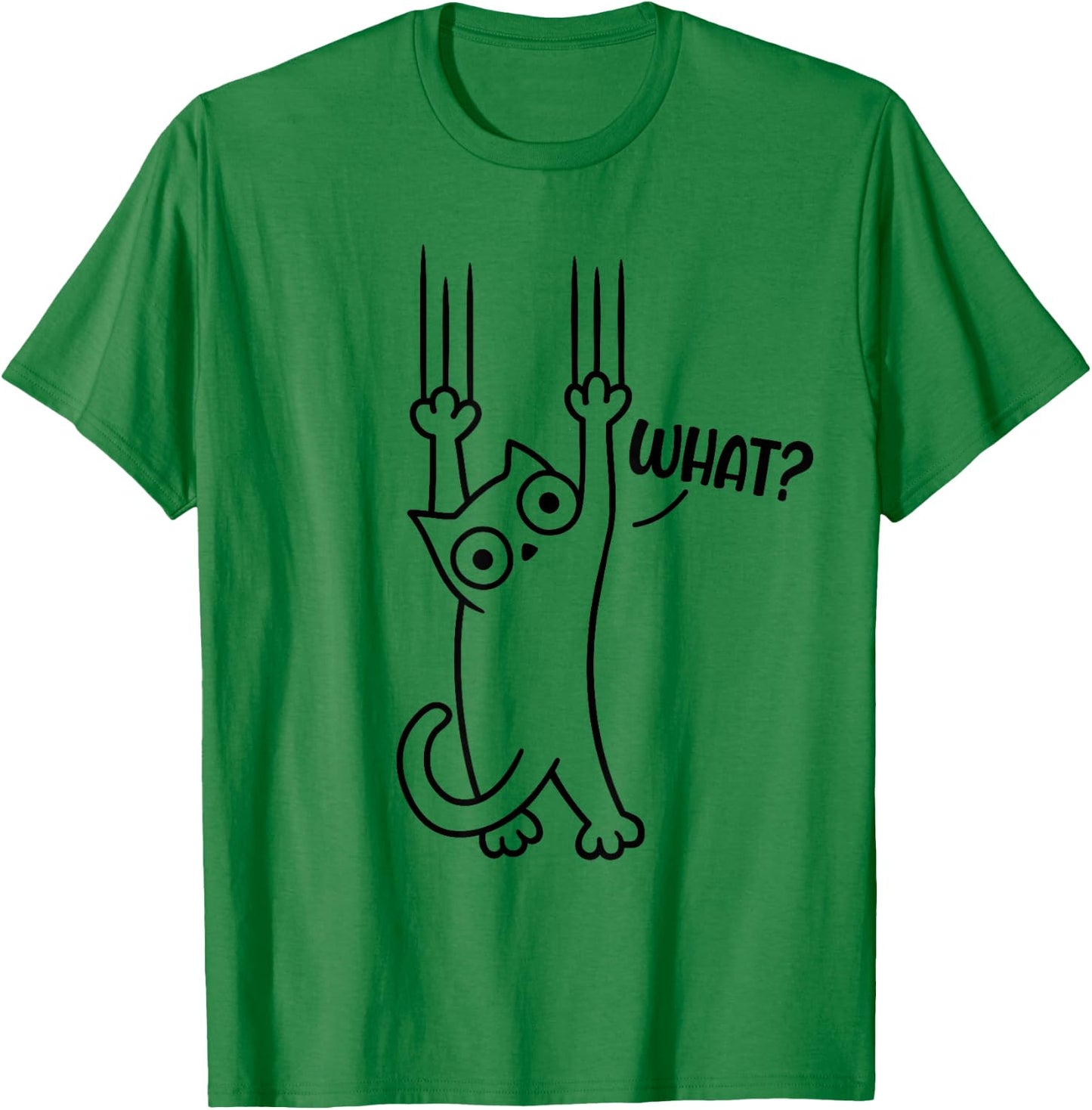 Funny Cat Men T-Shirt - T-Shirt | Irish Green