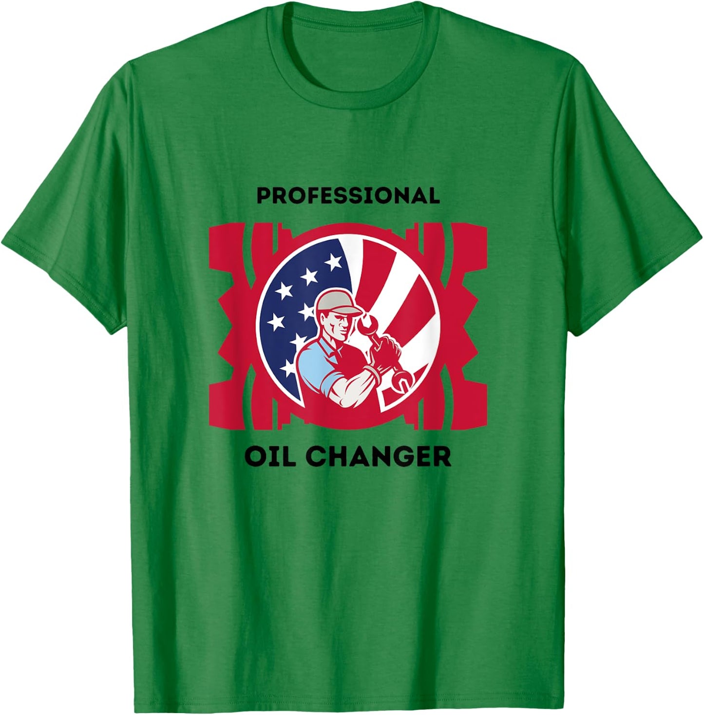 Mechanic Professional Oil Changer T-Shirt - T-Shirt | Irish Green