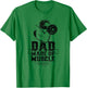 Dad Made Of Muscle Gym Weightlifting Workout Training T-Shirt - T-Shirt | Irish Green