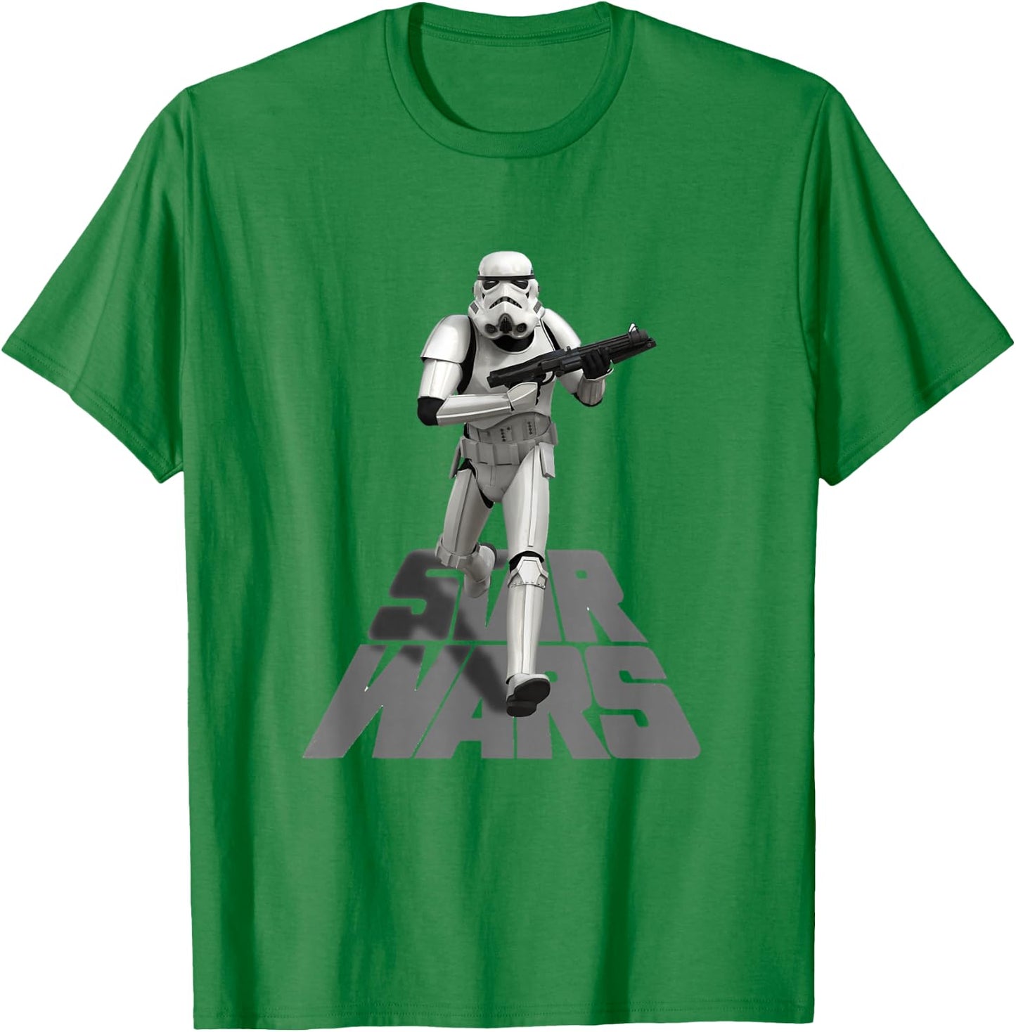 Star Wars Classic Imperial Stormtrooper Running Poster T-Shirt - T-Shirt | Irish Green