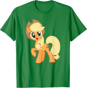 My Little Pony: Friendship is Magic Big Applejack Portrait T-Shirt - T-Shirt | Irish Green