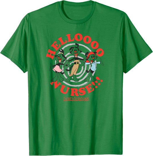Animaniacs Hello Nurse T-Shirt - T-Shirt | Irish Green