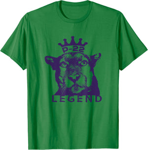 P-22 Legend Mountain Lion T-Shirt - T-Shirt | Irish Green