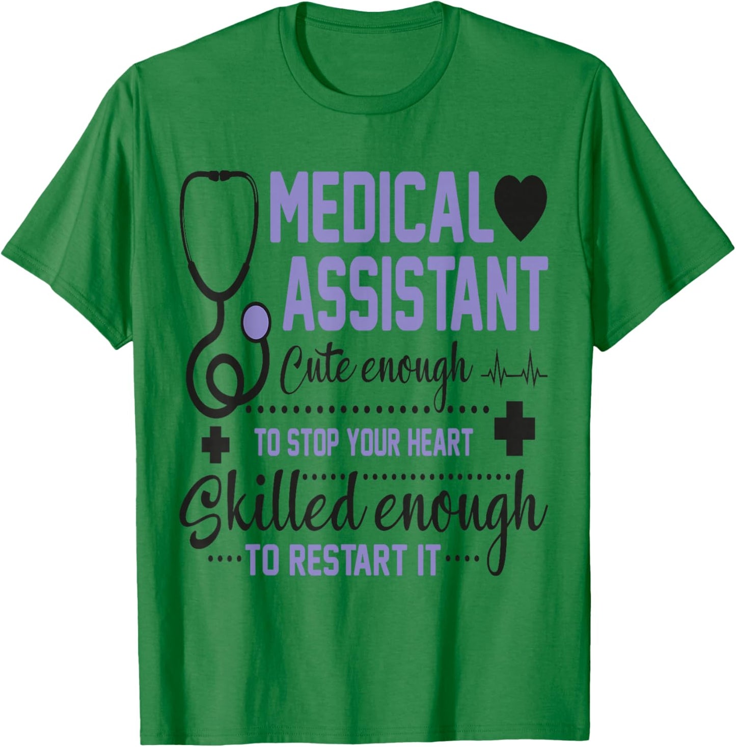 Clinical Registered Medical Assistant Graduation Crew Women T-Shirt - T-Shirt | Irish Green