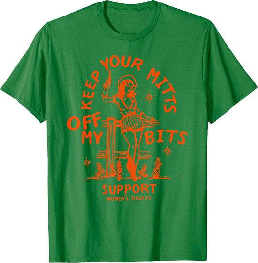 Liberal Feminist Agenda Shirt Funny Women Roe V Wade Cowgirl T-Shirt - T-Shirt | Irish Green