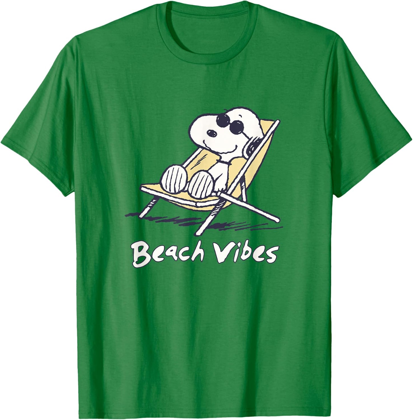 Peanuts - Snoopy Beach Vibes T-Shirt - T-Shirt | Irish Green