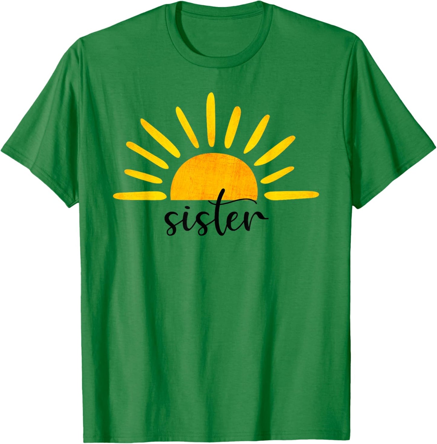Sister of The Birthday First Trip Around the Sun Birthday T-Shirt - T-Shirt | Irish Green